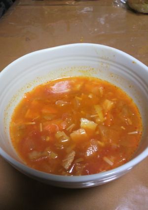 適当選抜野菜のミネストローネ-レシピのメイン写真
