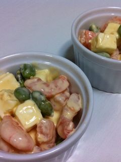 えびとクリームチーズのサラダ-レシピのメイン写真