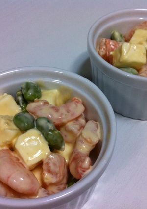 えびとクリームチーズのサラダ-レシピのメイン写真