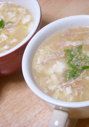 豆腐とたまごの中華スープ-レシピのメイン写真