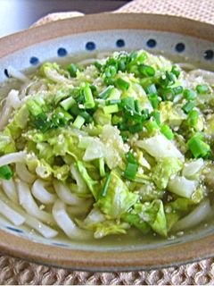 お手軽!キャベツあんかけうどん-レシピのメイン写真