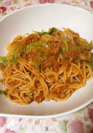 簡単！トマトツナパスタ♥-レシピのメイン写真