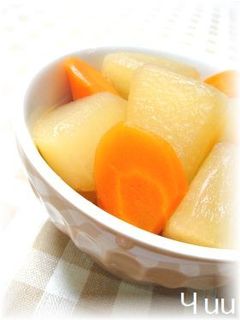 大根とにんじんの煮物。-レシピのメイン写真