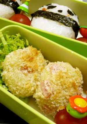 簡単お弁当✿あるものでコロッケ-レシピのメイン写真