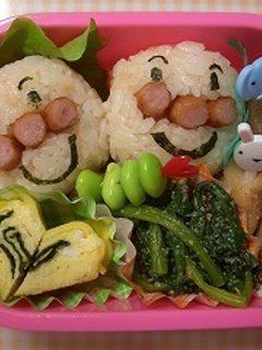 ポークビッツでアンパンマン弁当☆-レシピのメイン写真