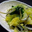 春キャベツとこなごのレモン醤油和え☆