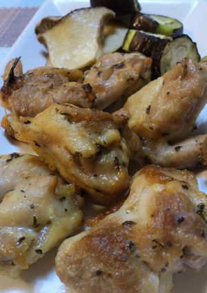 お手軽！美味！☆魚焼きグリルチキン☆-レシピのメイン写真