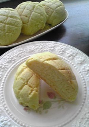 手作りメロンパン～メロンシロップ入り～-レシピのメイン写真