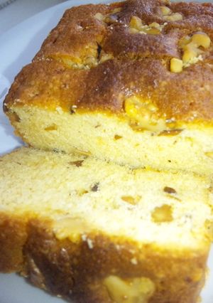 香ばしいくるみのカラメルパウンドケーキ-レシピのメイン写真