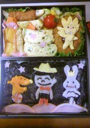 キャラ弁☆ぽぽぽぽーん弁当-レシピのメイン写真