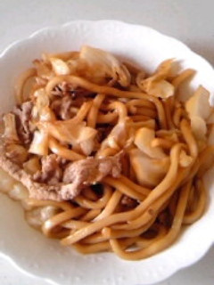 簡単☆キャベツと豚肉の和風焼きうどん-レシピのメイン写真