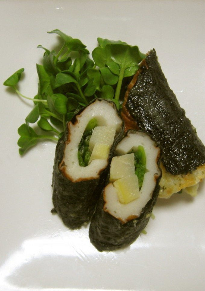 竹輪とたけのこの磯部揚げ-レシピのメイン写真