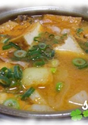 味噌チゲ-レシピのメイン写真