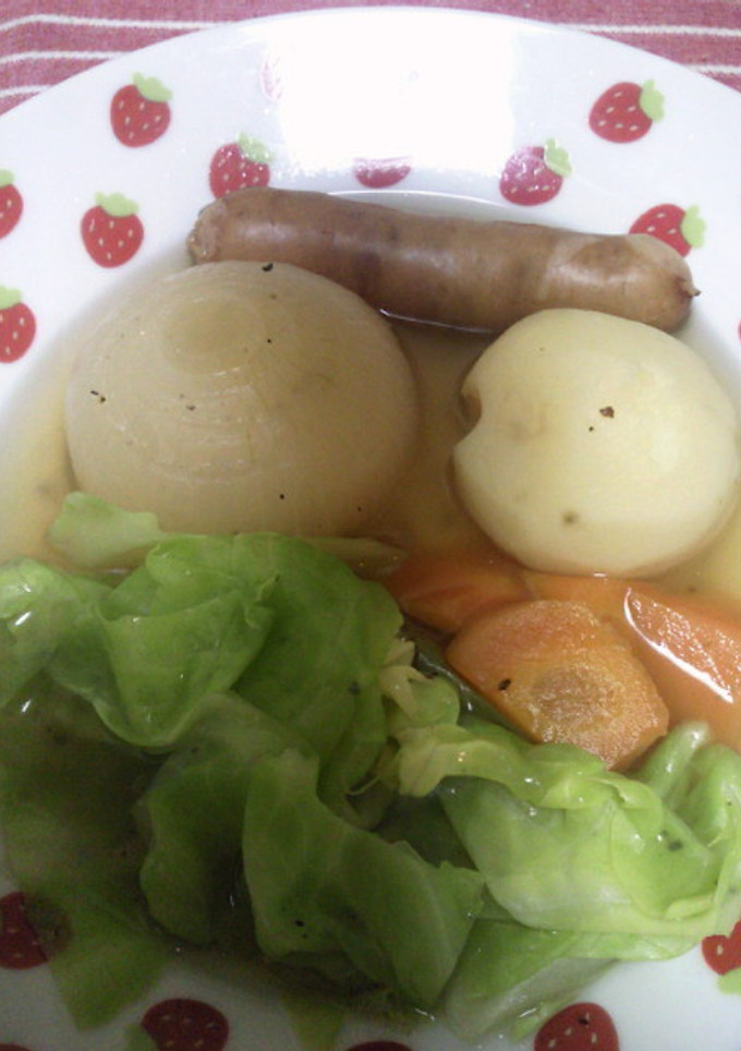 丸ごと新玉ねぎのポトフ-レシピのメイン写真