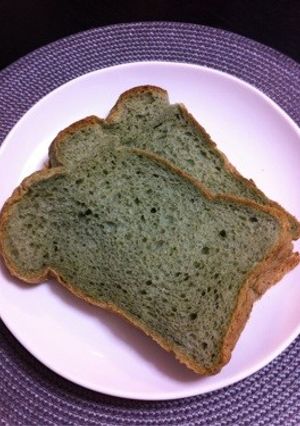 ふんわりしっとり♡HBよもぎ黒糖食パン-レシピのメイン写真