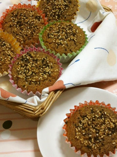 きなこIN☆黒糖おからマフィン-レシピのメイン写真