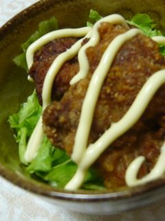 とりレタス丼-レシピのメイン写真