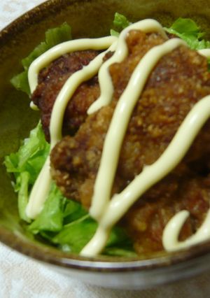 とりレタス丼-レシピのメイン写真