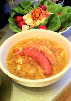 挽肉とタマネギたっぷり♥カレーポトフ！-レシピのメイン写真