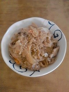 春雨と切干大根の炒め煮-レシピのメイン写真