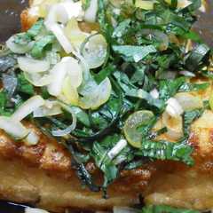 ＊厚揚げのバタ〜焼き＊-レシピのメイン写真