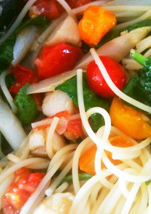 帆立とフレッシュトマトのパスタ-レシピのメイン写真