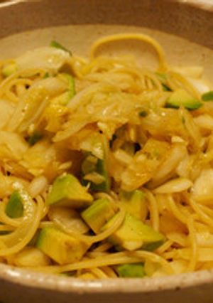 アボガドと新玉のパスタ-レシピのメイン写真