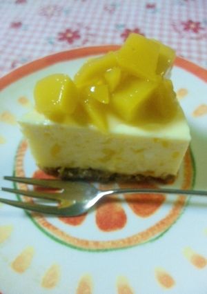 フルーツ缶で＊簡単レアチーズケーキ-レシピのメイン写真