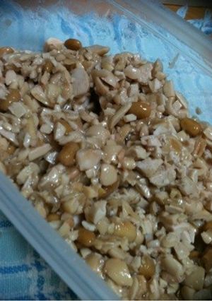大豆の水煮でひきわり納豆-レシピのメイン写真