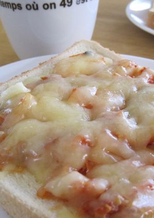 食パンにもキムチ!!-レシピのメイン写真
