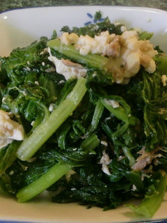 簡単からし菜炒め-レシピのメイン写真