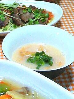 キムチ豆乳味噌汁-レシピのメイン写真