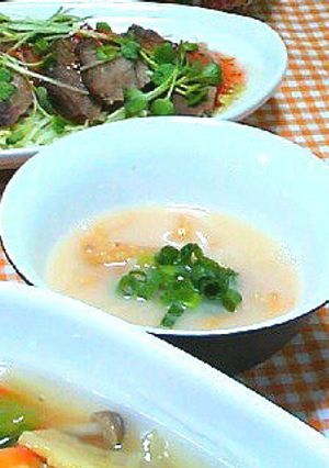 キムチ豆乳味噌汁-レシピのメイン写真