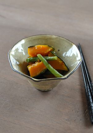 かぼちゃといんげん炊いたん-レシピのメイン写真