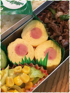お弁当のおかずにウインナーの玉子焼き-レシピのメイン写真