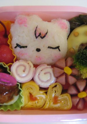ラブラ♪お弁当　キャラ弁ジュエルペット　-レシピのメイン写真