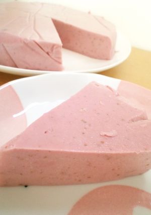 簡単♪豆腐と苺のムースケーキ～マクロビ～-レシピのメイン写真