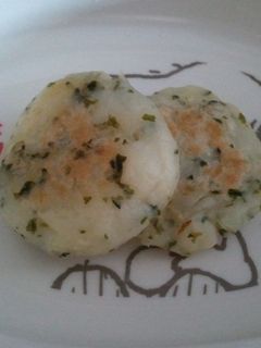 じゃがいもと青のりのおやき☆離乳食中期-レシピのメイン写真