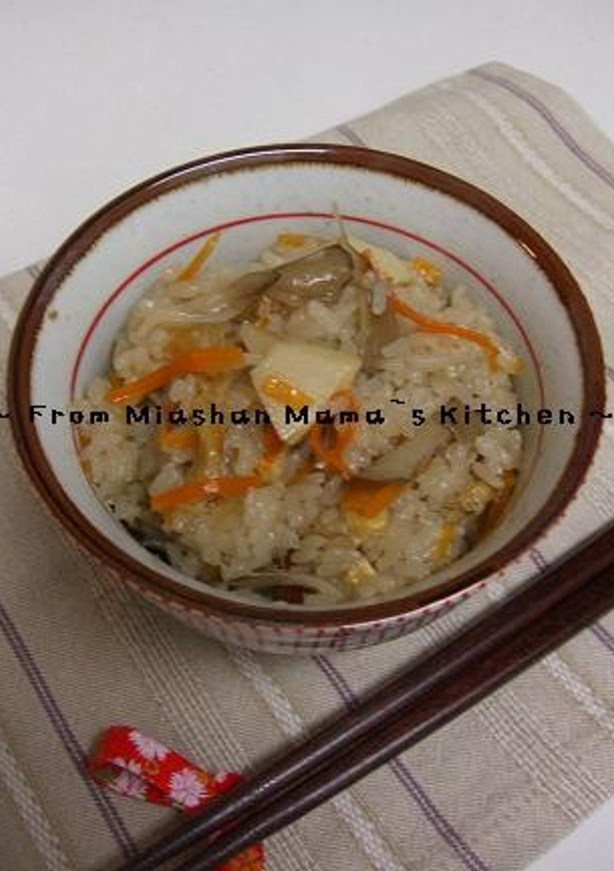 麺つゆでぱぱっと簡単♪基本の炊き込みご飯-レシピのメイン写真