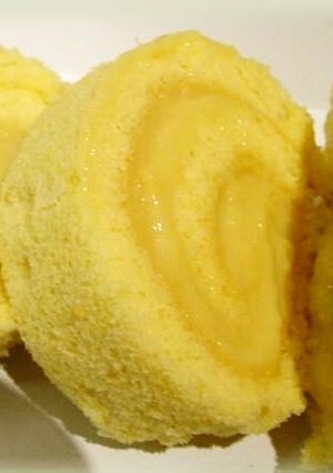 無油脂の＊調整豆乳カスタードロールケーキ-レシピのメイン写真