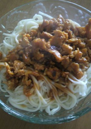 たった10分♪ジャージャーうどん-レシピのメイン写真