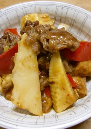 中国風！牛もも肉と筍と厚揚げの旨味炒め-レシピのメイン写真