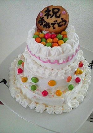 市販のケーキで＊簡単デコケーキ-レシピのメイン写真