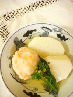 ☆長いもとえびしんじょのお煮物-レシピのメイン写真