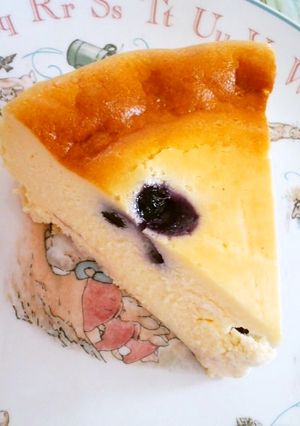 混ぜて焼くだけ♬ブルーベリーチーズケーキ-レシピのメイン写真