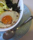 美人ママへ♪大好き！春キャベツの半熟卵丼