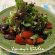 ソーセージとトマトの温かサラダ