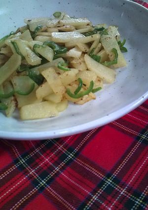 じゃがいものシャキシャキ炒め カレー味-レシピのメイン写真