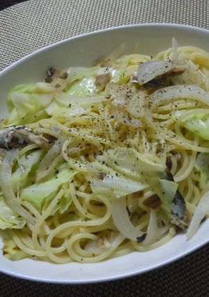 キャベツとオイルサーディンの絶品パスタ-レシピのメイン写真