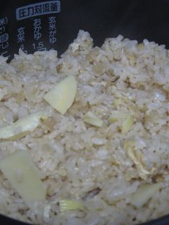 竹の子簡単炊き込みご飯-レシピのメイン写真